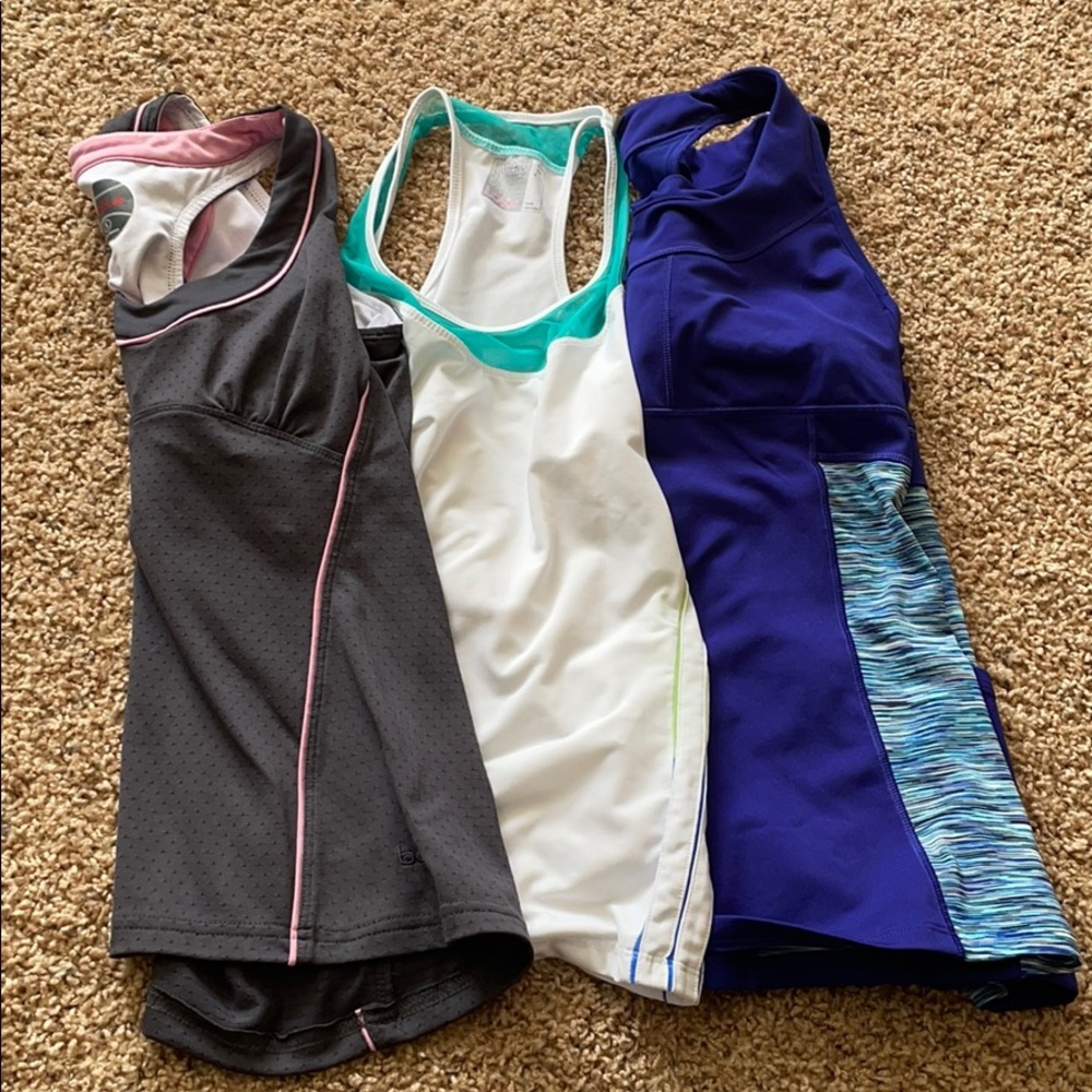 3 Tank Top Bundle! Athleta, Lucky in Love, Bolle